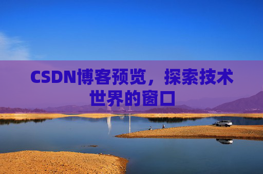 CSDN博客预览，探索技术世界的窗口